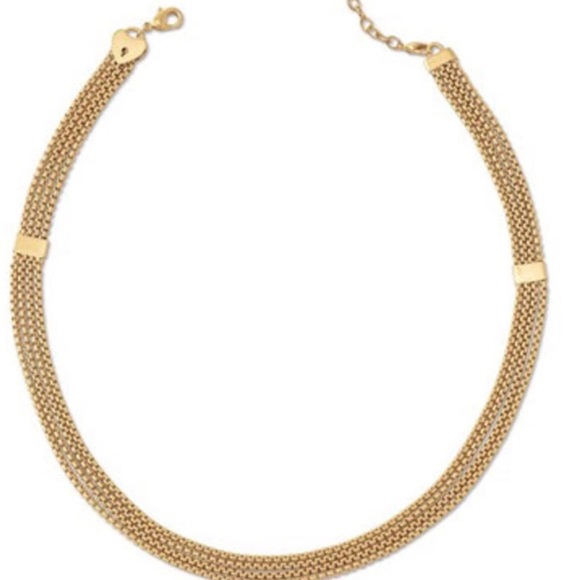 STELLA & DOT Keep Collective Gold Chain Charm Statement Necklace - Picture 1 of 12